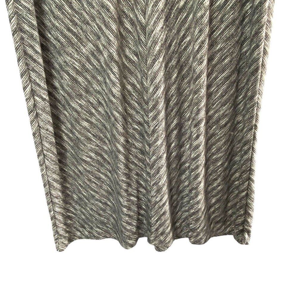LOU & GREY Women Maxi Skirt Sz M Gray Chevron Design Business Casual‎ 3-39 - Picture 4 of 13